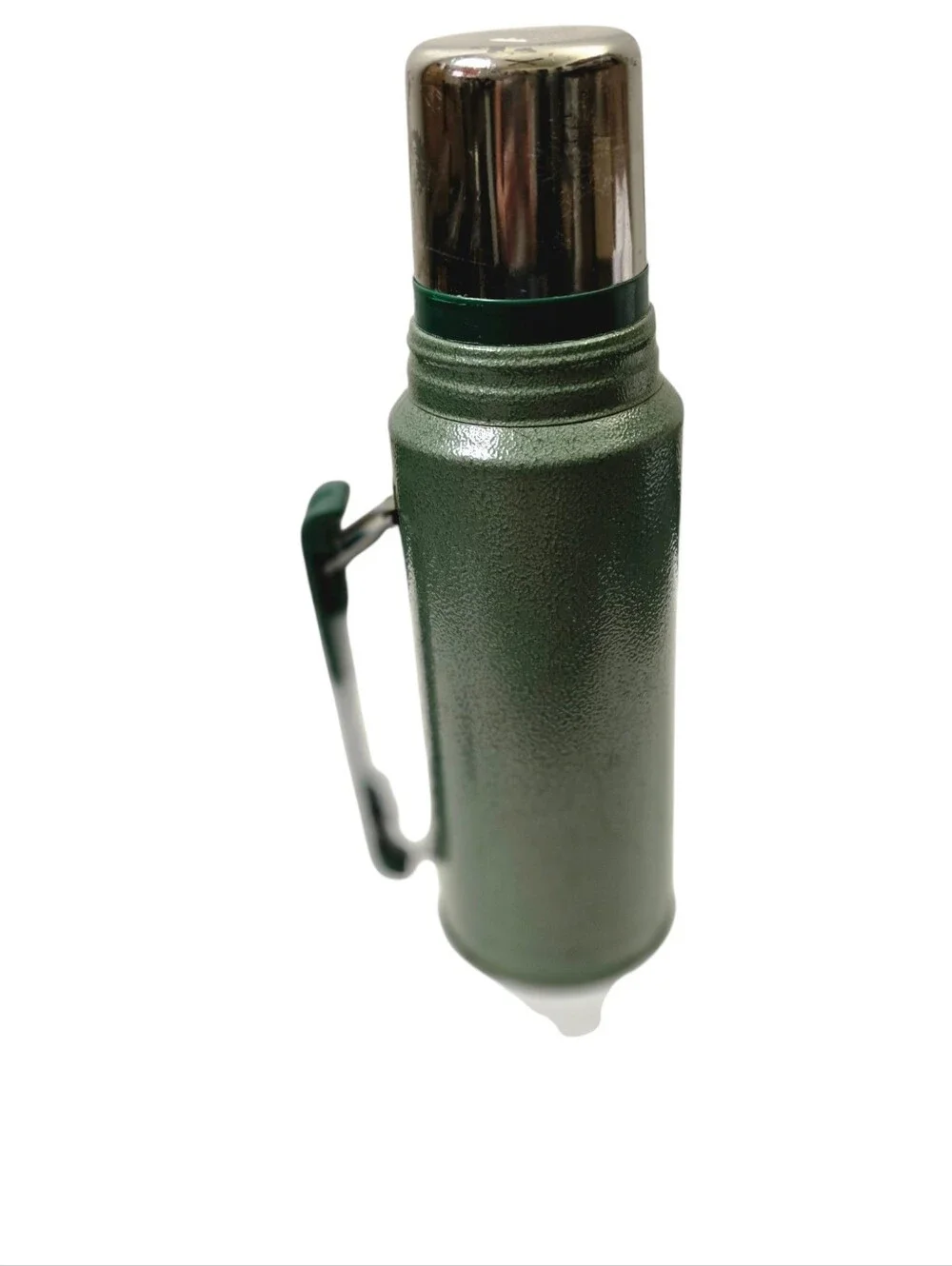 Vintage Stanley Classic Vacumn Bottle Hammertone Green Thermous Insulsted 24 oz
